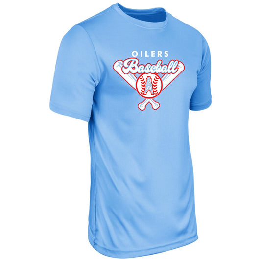 Oilers Baseball Bats Practice Dri Fit T-Shirt