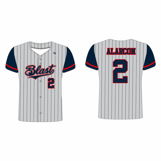 Blast Grey Pin Stripe Jersey