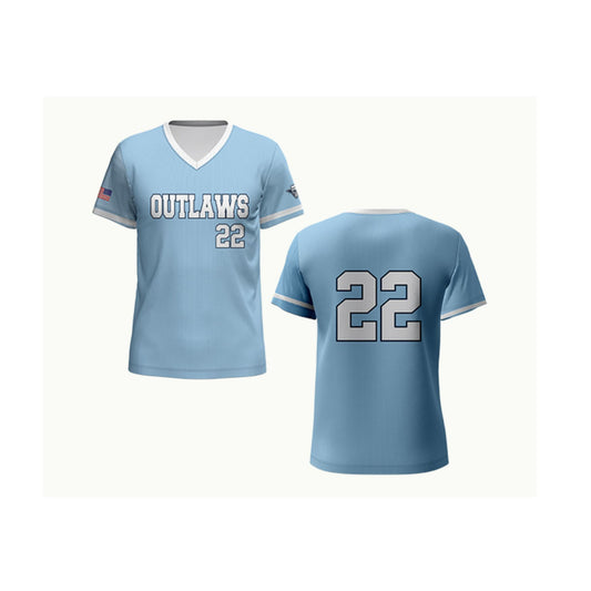 Outlaws Light Blue Jersey