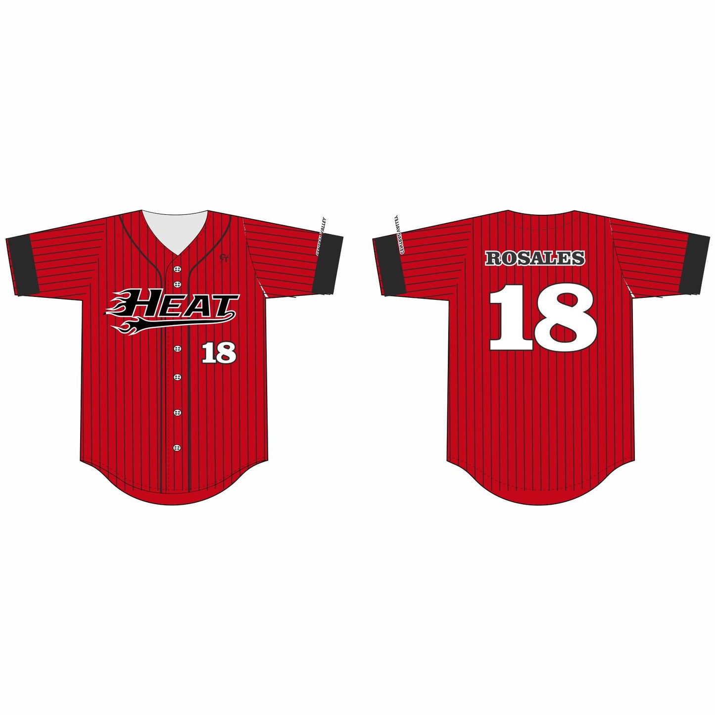 Heat Softball Jersey - Red