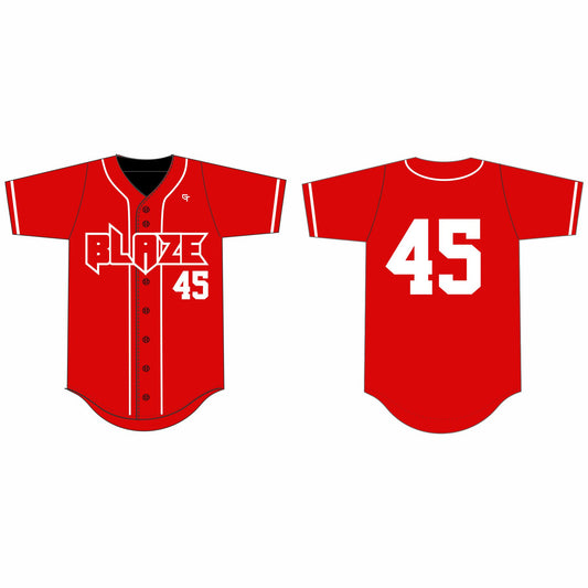 Ceres Baseball Jersey - Red (Stitched)