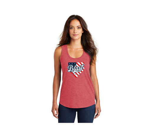Blast Diamond Flag Racerback Tank