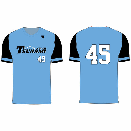 Tsunami Baseball Jersey - Lt. Blue
