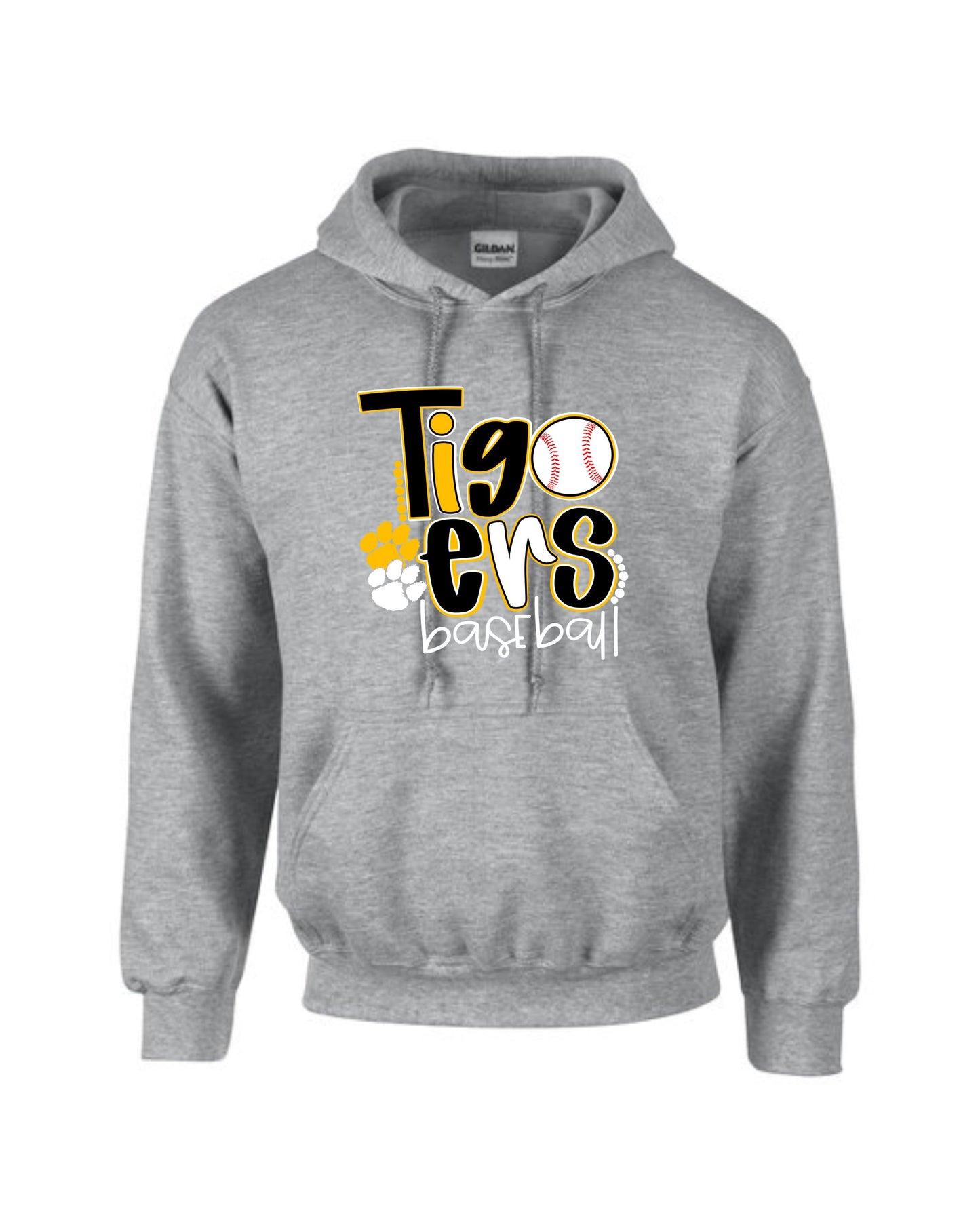 Edison Baseball Tigers 50/50 Cotton