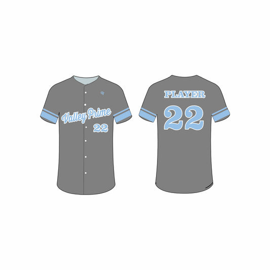 Valley Prime Jersey - Grey/Lt. Blue
