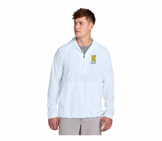 Edison Baseball Embroidered Hooded Jacket