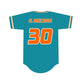 643 Baseball Teal Jersey