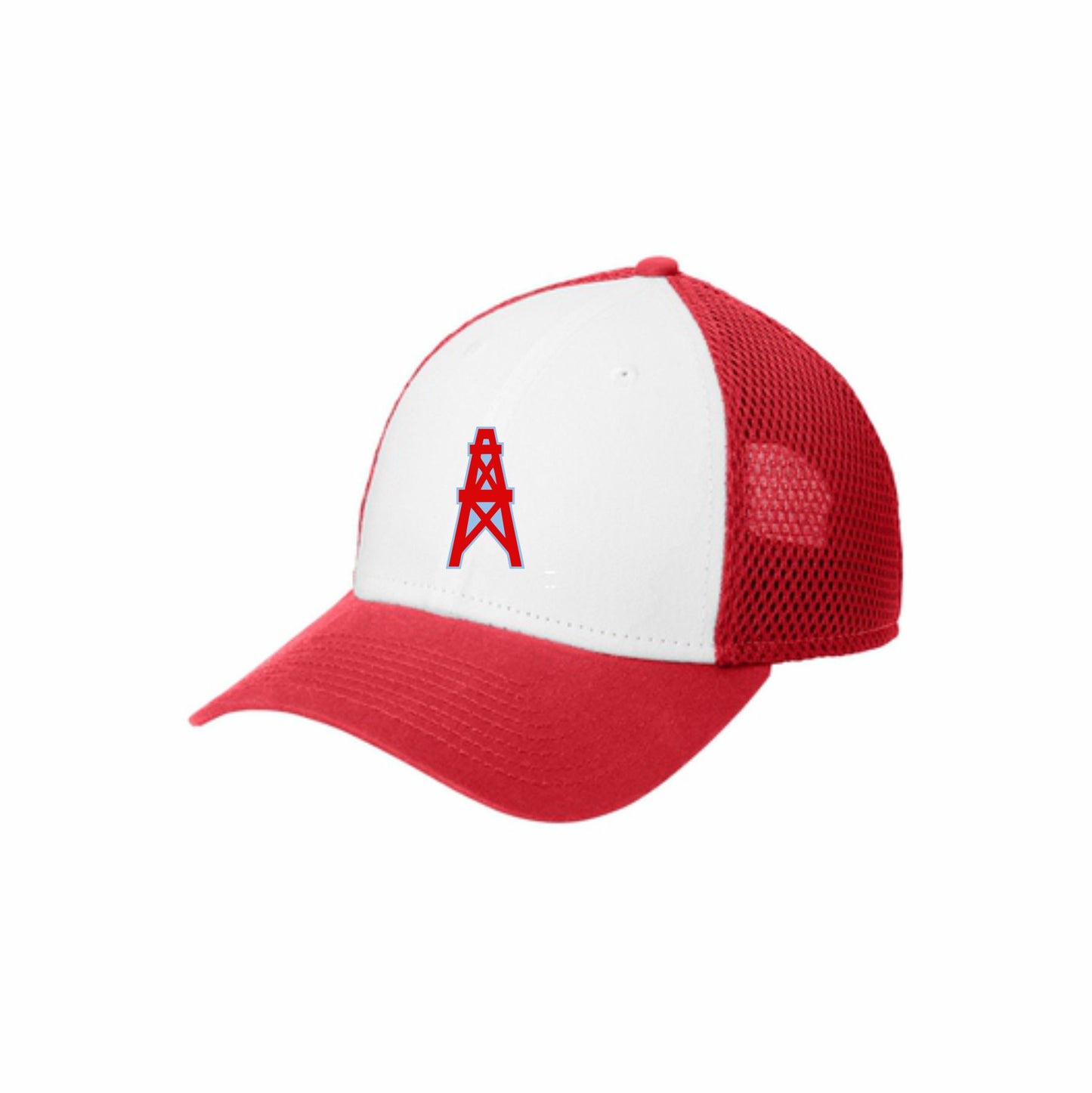 Oilers Baseball Snapback Mesh Cap