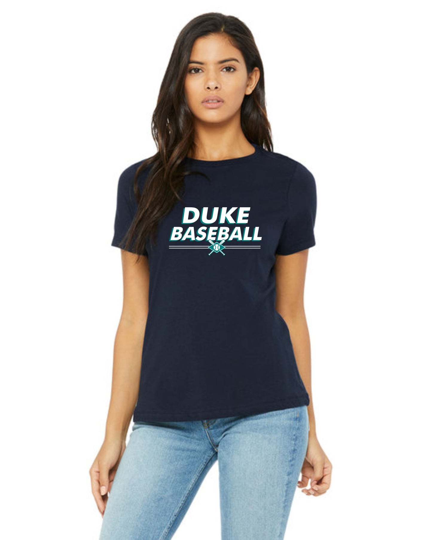 Duke Baseball Double Line Women's Wear