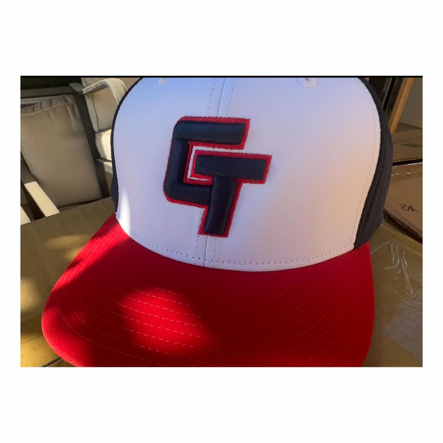 Gametime Baseball Red/White Hat