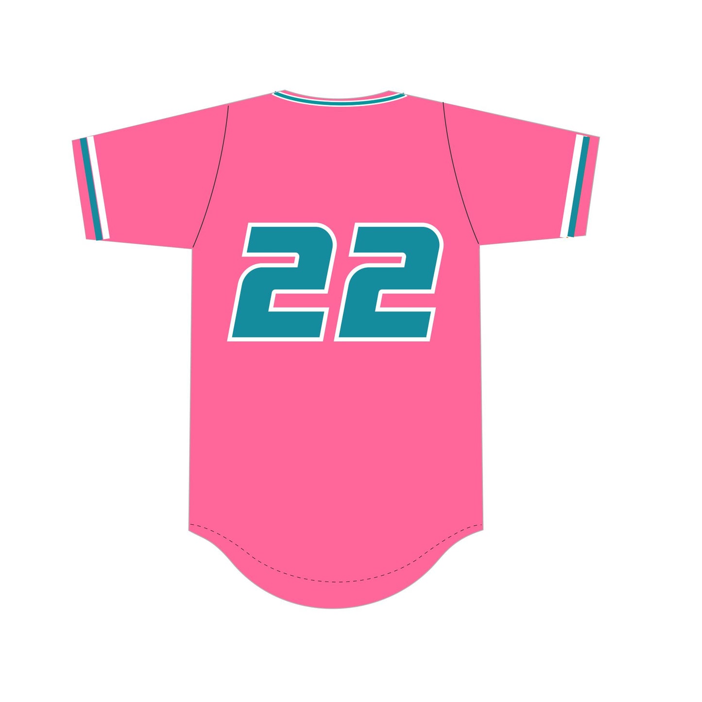 643 Baseball Pink Jersey