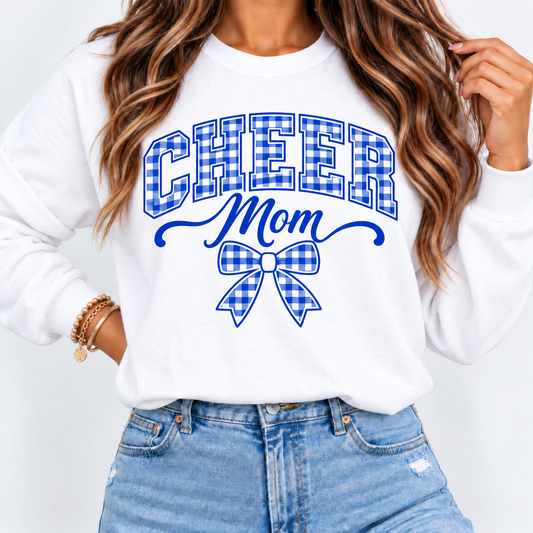 Immanuel Mom Gingham Crewneck Sweatshirt