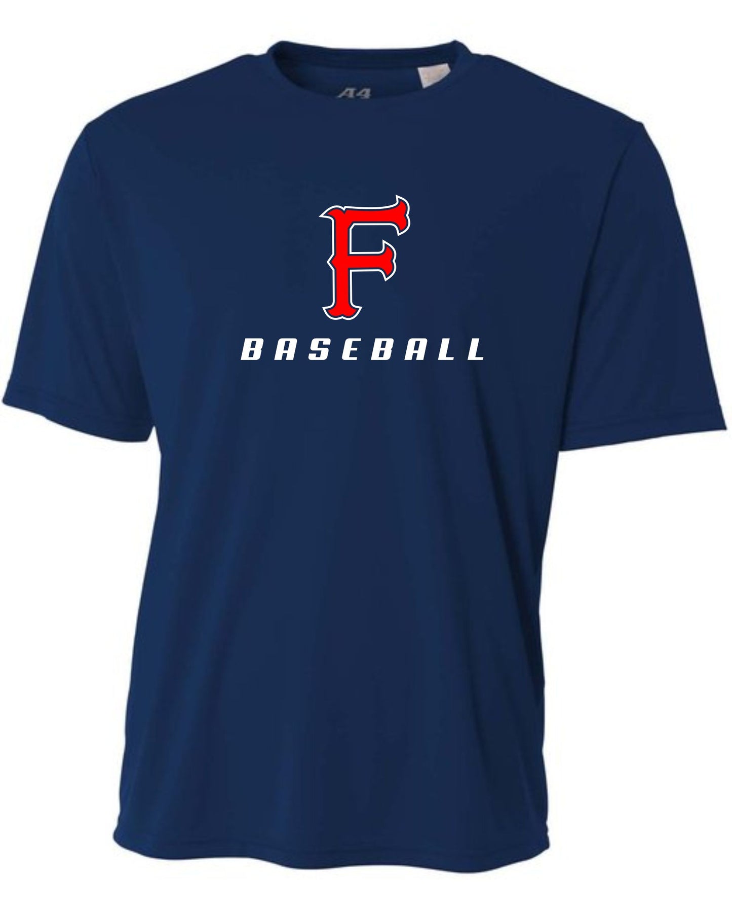 Firebaugh Baseball Dri Fit T-Shirt - Navy