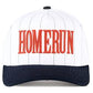 Home Run Pinstripe Baseball Cap - Red