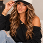 Home Run Pinstripe Baseball Cap - Black