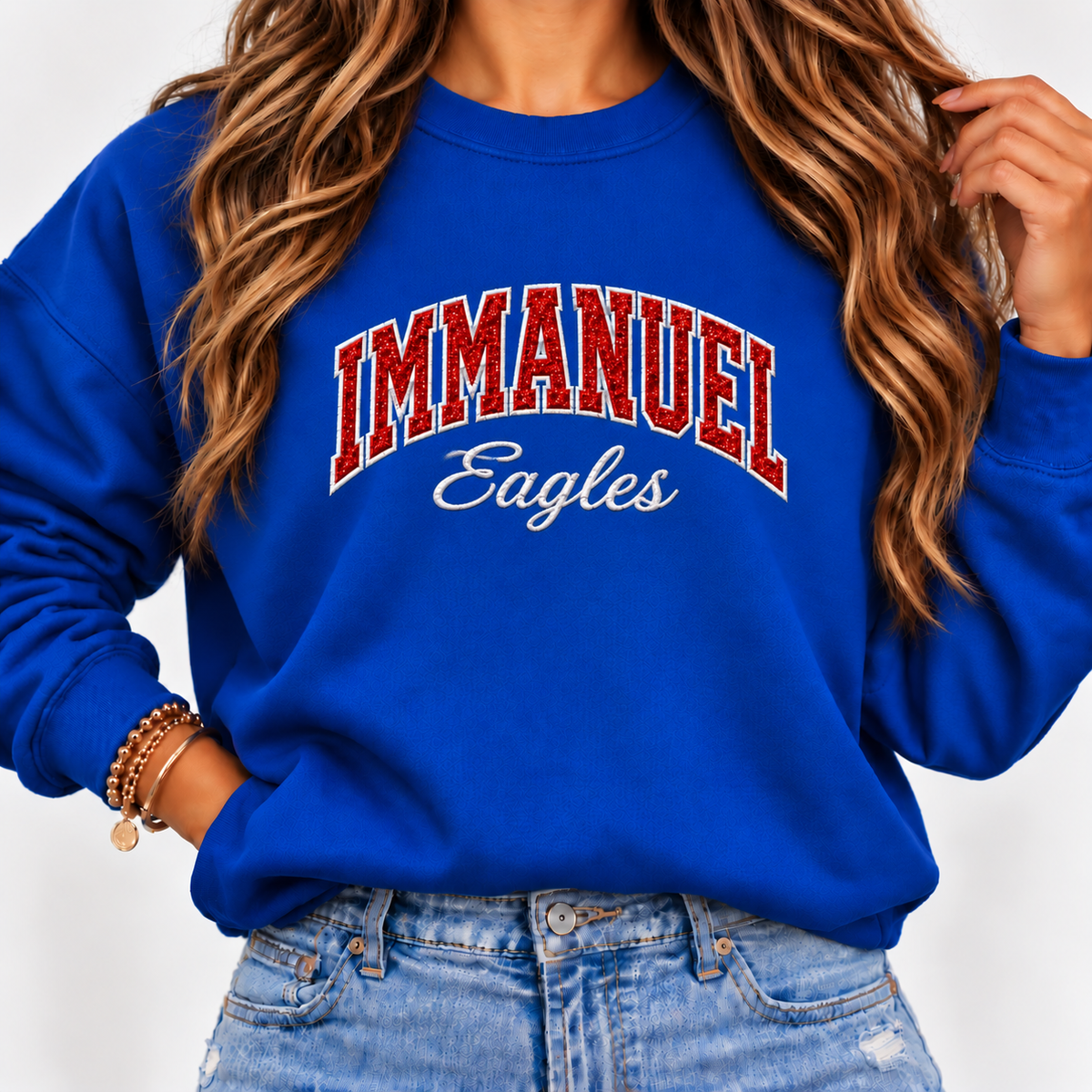 Immanuel Eagles - Embroidery and Glitter