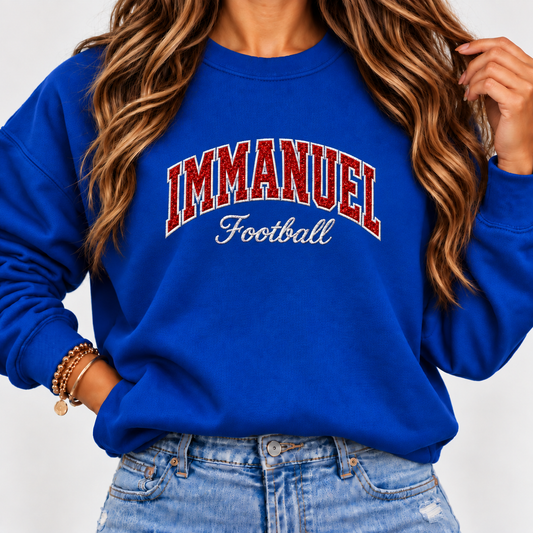 Immanuel Football - Embroidery and Glitter