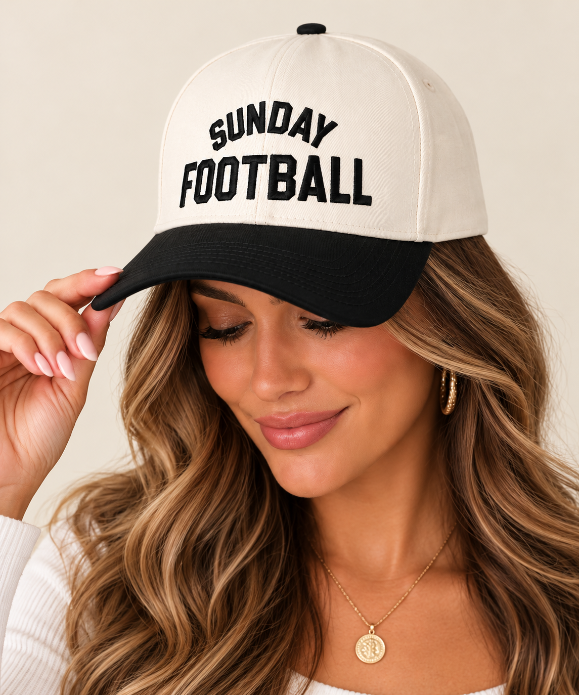 Sunday Football Cap - Black