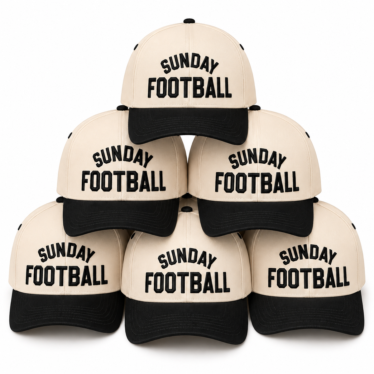 Sunday Football Cap - Black
