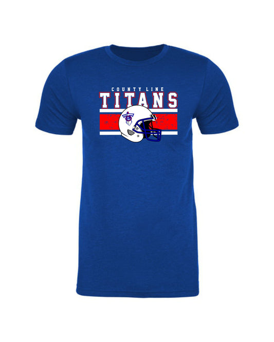 Titans County Line Helmet T-Shirt