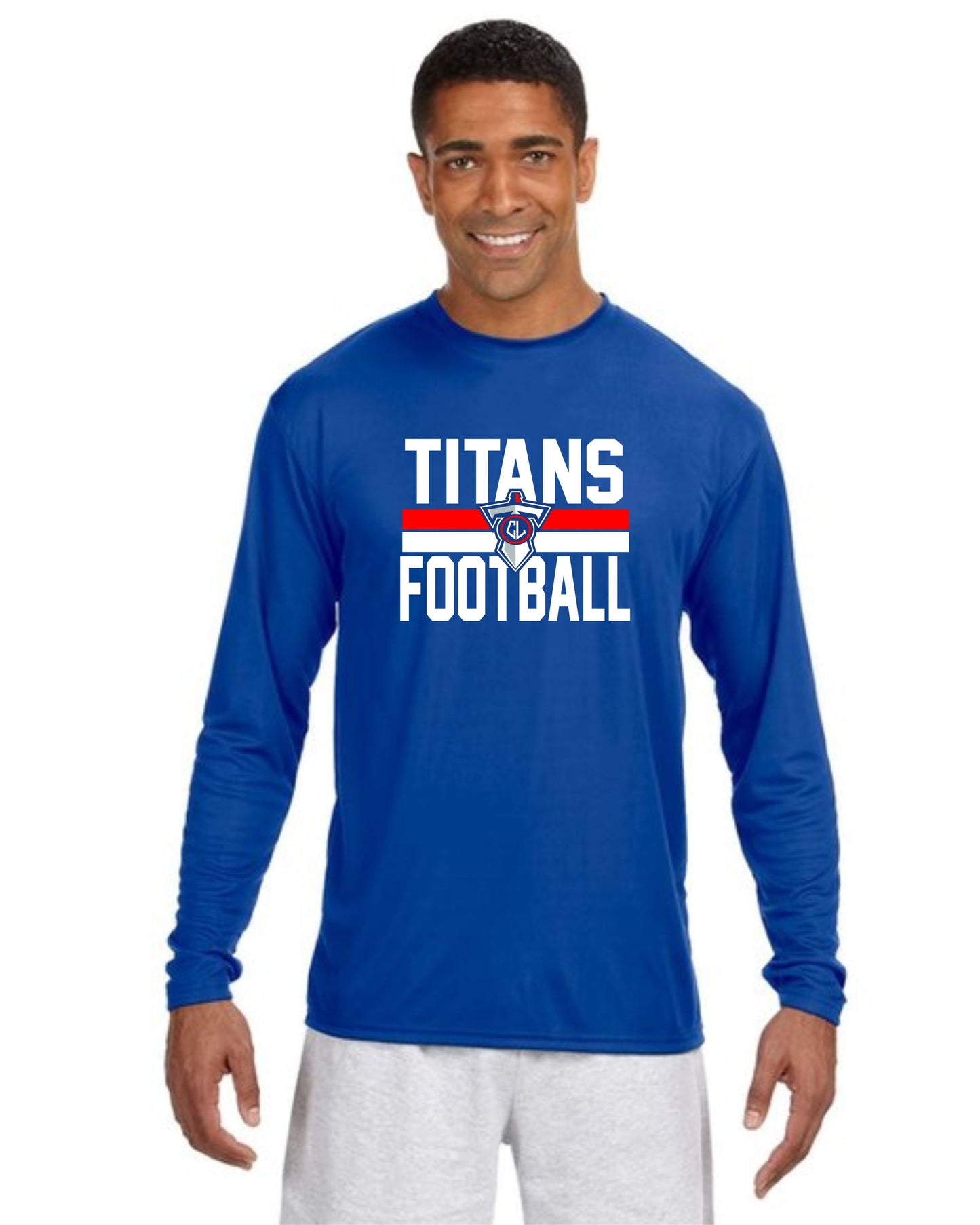 Titans Football Sword T-Shirt