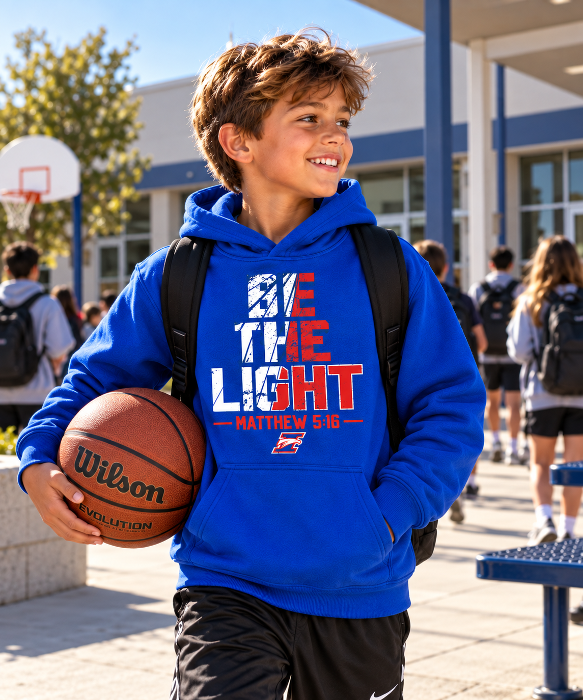 Immanuel Eagles Be The Light Hoodie