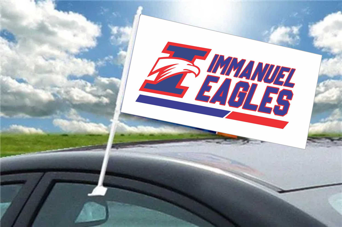 Immanuel Graphics Immanuel Eagles Football Flag – Graphic Threads