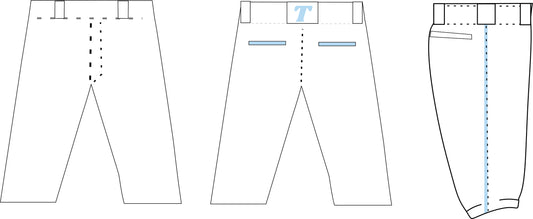 Tsunami Softball Pants - White