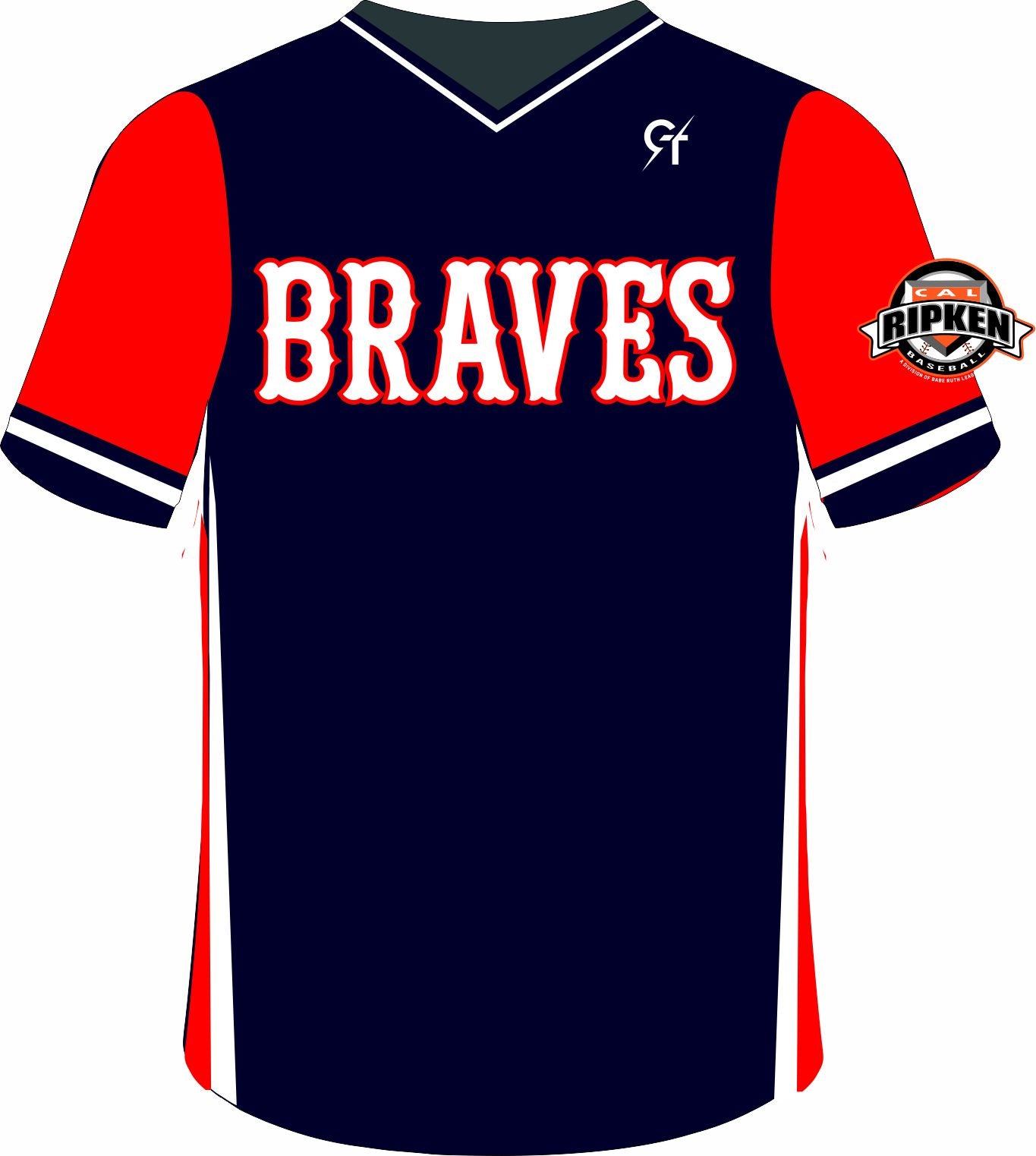 Braves V Neck Jersey