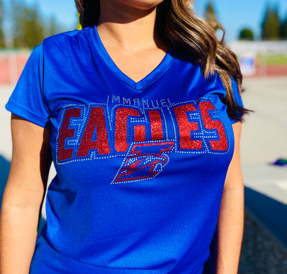 Immanuel Eagles Rhinestone T-Shirt
