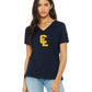 Ladies' Relaxed Jersey V-Neck T-Shirt