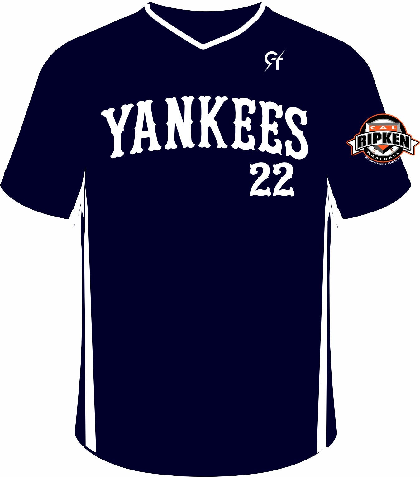Yankees V Neck Jersey