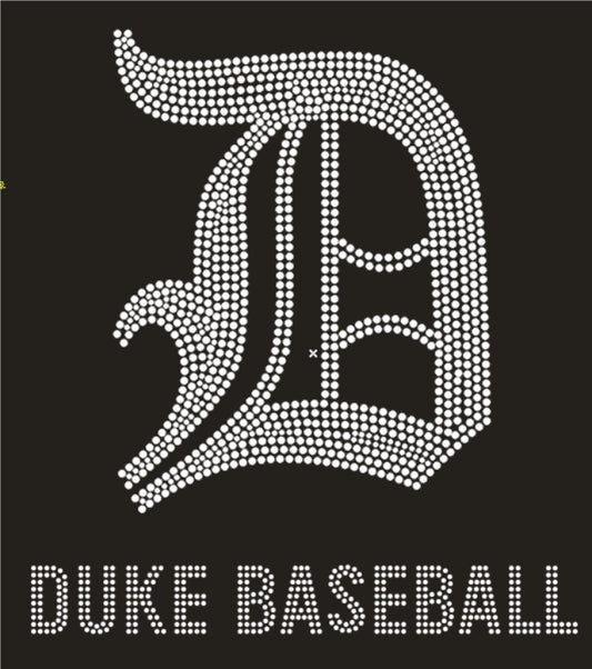 Duke Baseball Women's Rhinestone T-Shirt