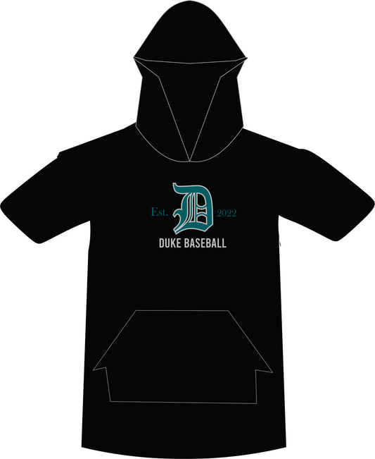 Duke Baseball Short Sleeve Hooded Dri Fit